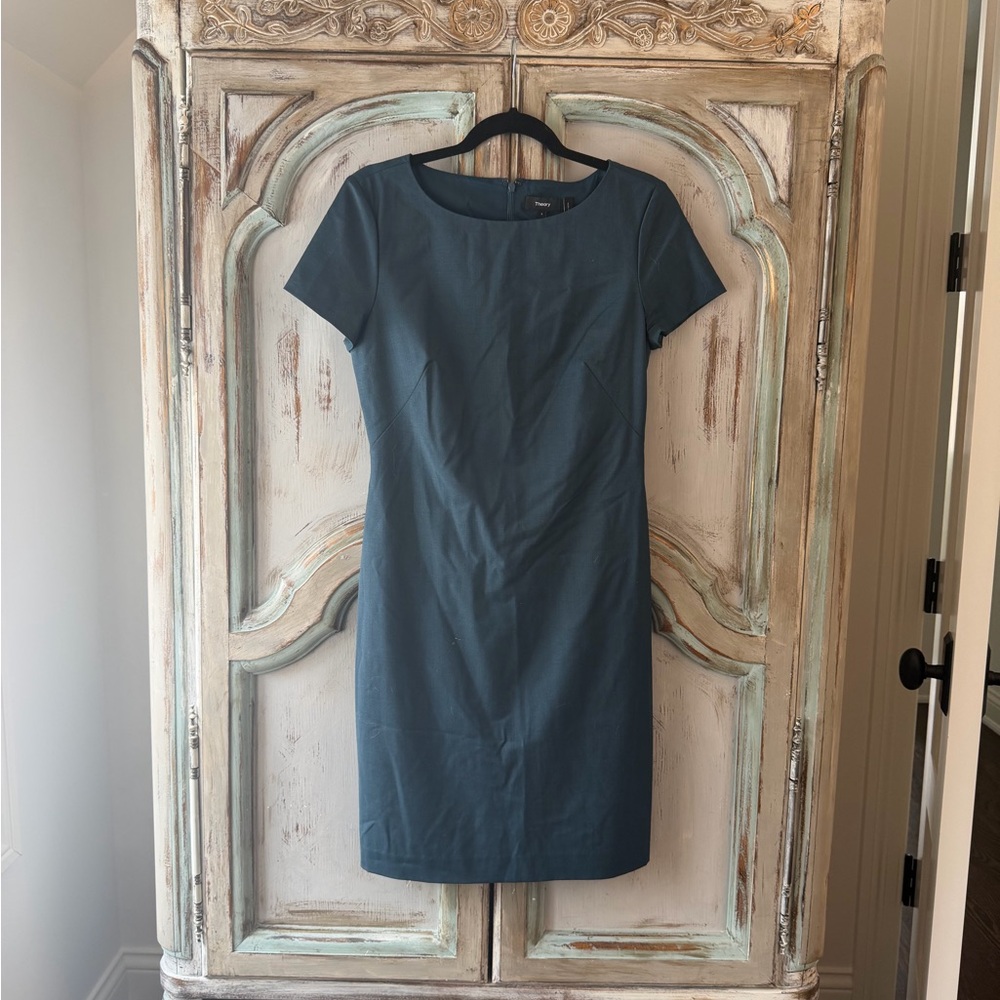 Theory Dark Teal Dress